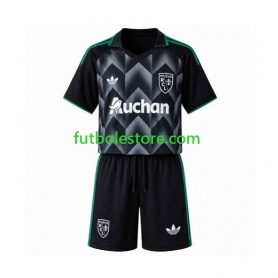 Segunda Equipación del Lens 2026-2027 Manga Corta para Niño (Camiseta y pantalón)