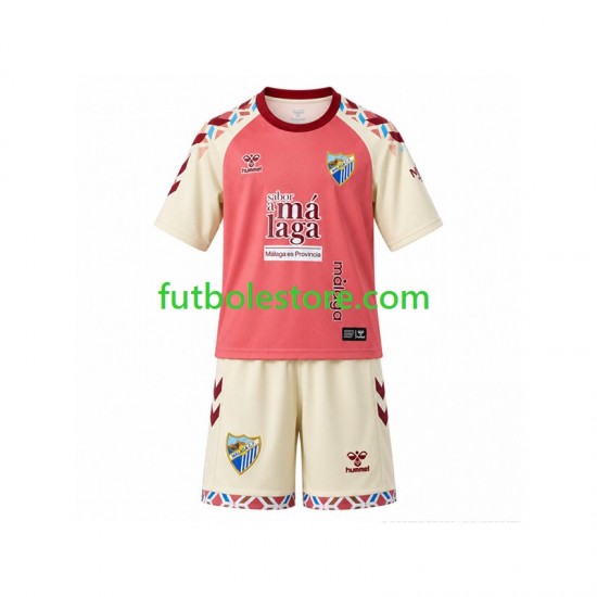 Segunda Equipación del Málaga CF 2026-2027 Manga Corta para Niño (Camiseta y pantalón)