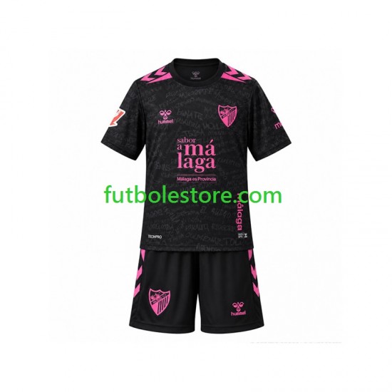 Tercera Equipación del Málaga CF 2026-2027 Manga Corta para Niño (Camiseta y pantalón)