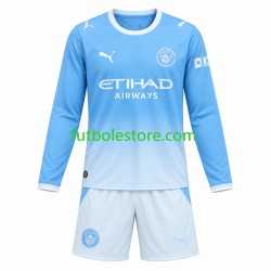 Primera Equipación del Manchester City 2026-2027 ML para Niño (Camiseta y pantalón)