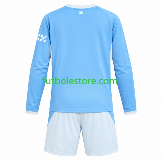 Primera Equipación del Manchester City 2026-2027 ML para Niño (Camiseta y pantalón)