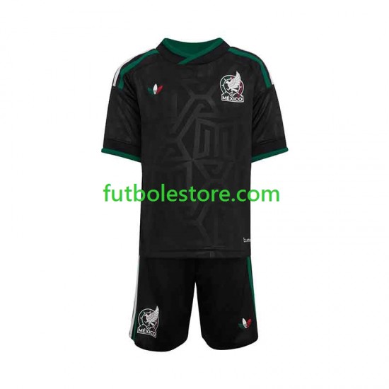 Tercera Equipación del México 2026 Manga Corta para Niño (Camiseta y pantalón)