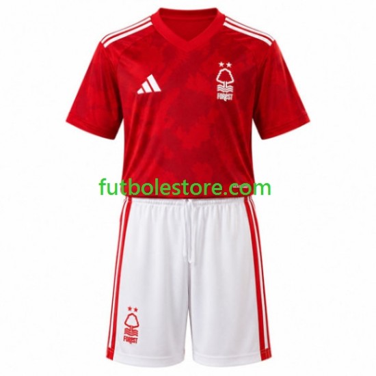Primera Equipación del Nottingham Forest 2026-2027 Manga Corta para Niño (Camiseta y pantalón)