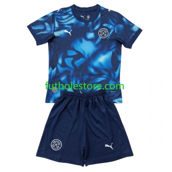 Segunda Equipación del Paraguay 2026 Manga Corta para Niño (Camiseta y pantalón)
