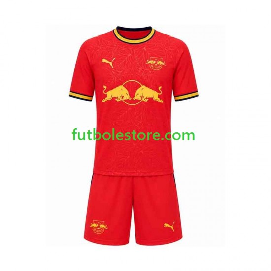 Segunda Equipación del RB Leipzig 2026-2027 Manga Corta para Niño (Camiseta y pantalón)