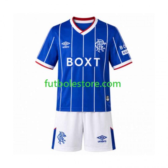 Primera Equipación del Rangers 2026-2027 Manga Corta para Niño (Camiseta y pantalón)