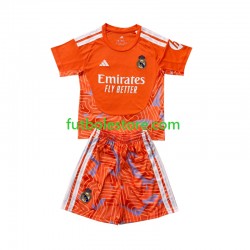 Primera Equipación del Real Madrid Portero 2026-2027 Manga Corta para Niño (Camiseta y pantalón)
