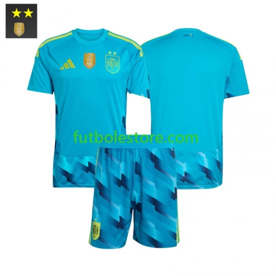 Primera Equipación del España Portero 2026-2027 Manga Corta para Niño (Camiseta y pantalón)
