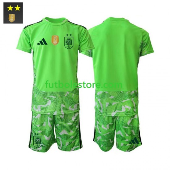Tercera Equipación del España Portero 2026-2027 Manga Corta para Niño (Camiseta y pantalón)