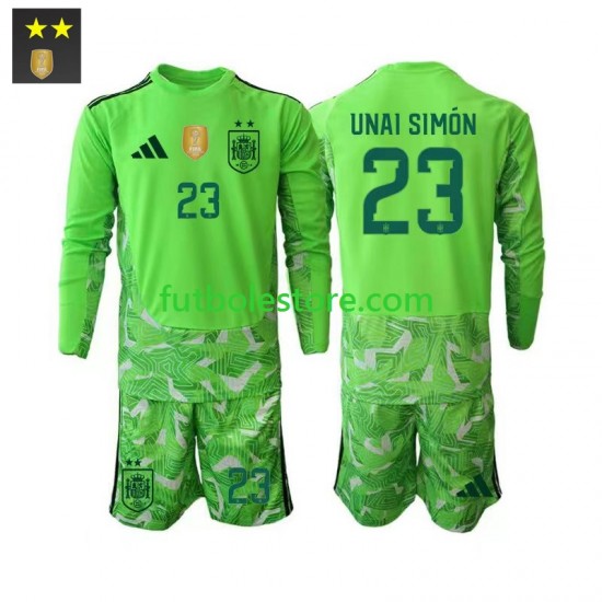 Tercera Equipación del España Portero Unai Simon 23 2026-2027 ML para Niño (Camiseta y pantalón)