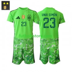 Tercera Equipación del España Portero Unai Simon 23 2026-2027 Manga Corta para Niño (Camiseta y pantalón)