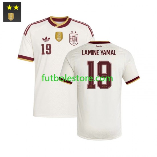 Segunda Equipación del España Lamine Yamal 19 2026-2027 Manga Corta para Hombre