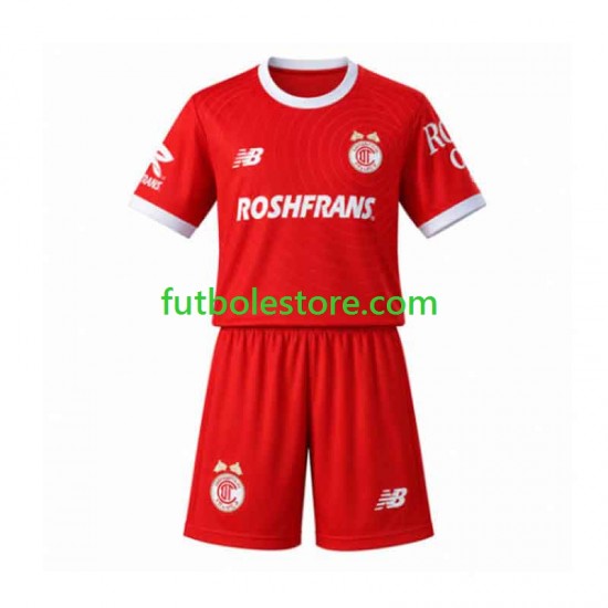 Primera Equipación del Toluca 2026-2027 Manga Corta para Niño (Camiseta y pantalón)