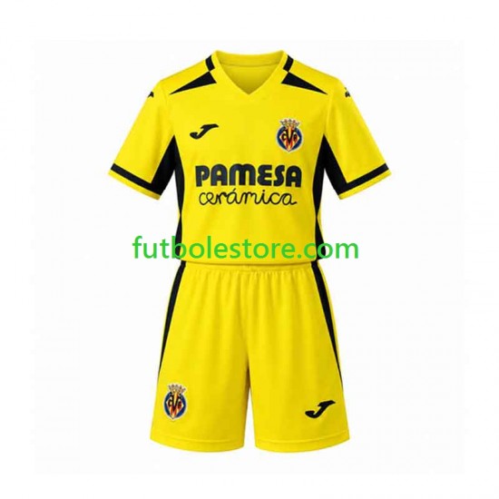 Primera Equipación del Villarreal CF 2026-2027 Manga Corta para Niño (Camiseta y pantalón)
