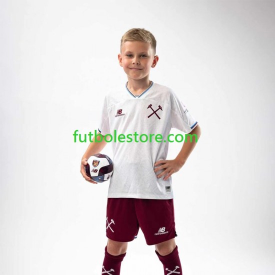 Segunda Equipación del West Ham United 2026-2027 Manga Corta para Niño (Camiseta y pantalón)