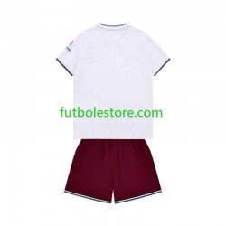 Segunda Equipación del West Ham United 2026-2027 Manga Corta para Niño (Camiseta y pantalón)