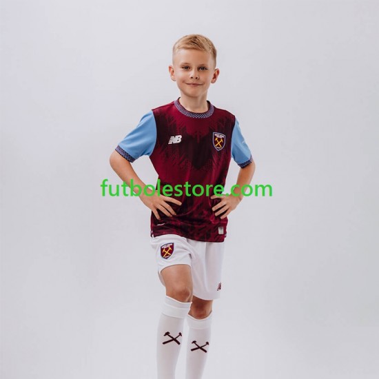 Primera Equipación del West Ham United 2026-2027 Manga Corta para Niño (Camiseta y pantalón)