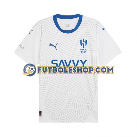 Segunda Equipación del Al-Hilal 2024-2025 Manga Corta para Hombre