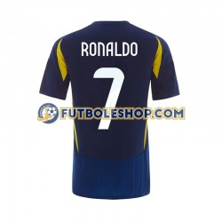 Segunda Equipación del Al-Nassr Cristiano Ronaldo 7 2024-2025 Manga Corta para Hombre