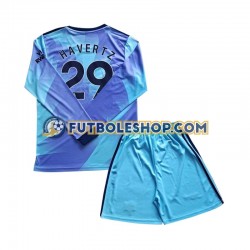 Tercera Equipación del Arsenal Havertz 29 2024-2025 ML para Niño (Camiseta y pantalón)