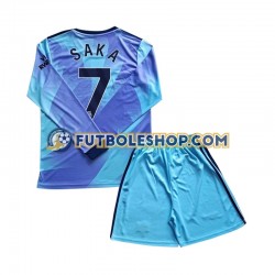 Tercera Equipación del Arsenal Saka 7 2024-2025 ML para Niño (Camiseta y pantalón)