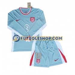 Segunda Equipación del Atlético Madrid Julian Alvarez 19 2024-2025 ML para Niño (Camiseta y pantalón)
