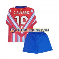 Primera Equipación del Atlético Madrid Julian Alvarez 19 2024-2025 ML para Niño (Camiseta y pantalón)