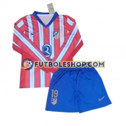 Primera Equipación del Atlético Madrid Julian Alvarez 19 2024-2025 ML para Niño (Camiseta y pantalón)