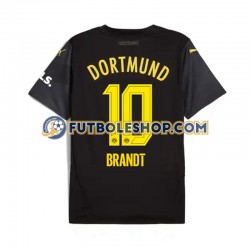 Segunda Equipación del Borussia Dortmund Julian Brandt 10 2024-2025 Manga Corta para Hombre