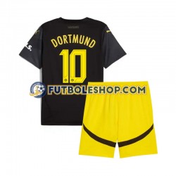 Segunda Equipación del Borussia Dortmund Julian Brandt 10 2024-2025 Manga Corta para Niño (Camiseta y pantalón)