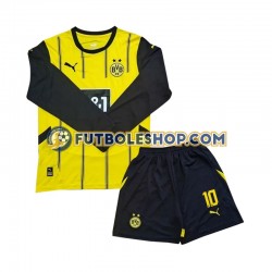 Primera Equipación del Borussia Dortmund Julian Brandt 10 2024-2025 ML para Niño (Camiseta y pantalón)