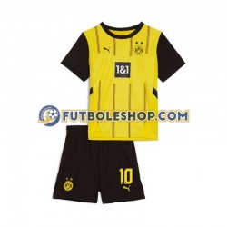 Primera Equipación del Borussia Dortmund Julian Brandt 10 2024-2025 Manga Corta para Niño (Camiseta y pantalón)