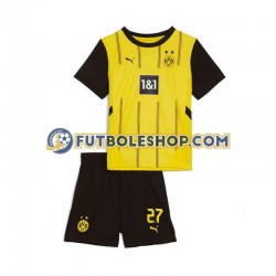 Primera Equipación del Borussia Dortmund Karim Adeyemi 27 2024-2025 Manga Corta para Niño (Camiseta y pantalón)