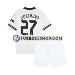 Tercera Equipación del Borussia Dortmund Karim Adeyemi 27 2024-2025 Manga Corta para Niño (Camiseta y pantalón)