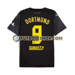 Segunda Equipación del Borussia Dortmund Serhou Guirassy 9 2024-2025 Manga Corta para Hombre