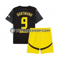 Segunda Equipación del Borussia Dortmund Serhou Guirassy 9 2024-2025 Manga Corta para Niño (Camiseta y pantalón)
