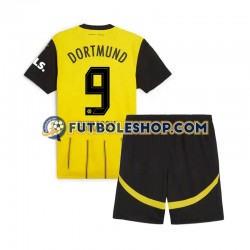 Primera Equipación del Borussia Dortmund Serhou Guirassy 9 2024-2025 Manga Corta para Niño (Camiseta y pantalón)