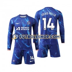 Primera Equipación del Chelsea Joao Felix 14 2024-2025 ML para Niño (Camiseta y pantalón)