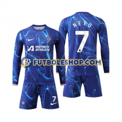 Primera Equipación del Chelsea Neto 7 2024-2025 ML para Niño (Camiseta y pantalón)