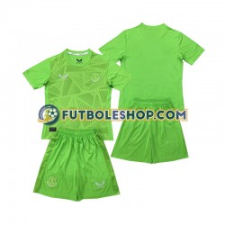 Primera Equipación del Everton Portero 2024-2025 Manga Corta para Niño (Camiseta y pantalón)