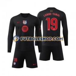Segunda Equipación del FC Barcelona Lamine Yamal 19 2024-2025 ML para Niño (Camiseta y pantalón)