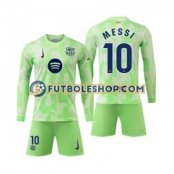 Tercera Equipación del FC Barcelona Lionel Mess 10 2024-2025 ML para Niño (Camiseta y pantalón)