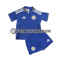 Primera Equipación del Leicester City 2024-2025 Manga Corta para Niño (Camiseta y pantalón)