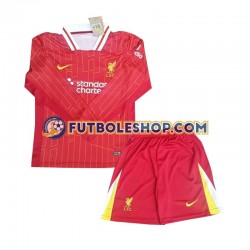 Primera Equipación del Liverpool 2024-2025 ML para Niño (Camiseta y pantalón)