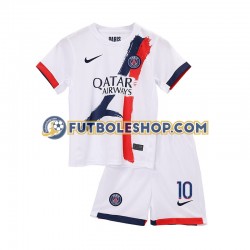 Segunda Equipación del Paris Saint-Germain Ousmane Dembele 10 2024-2025 Manga Corta para Niño (Camiseta y pantalón)