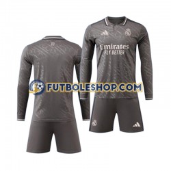 Tercera Equipación del Real Madrid 2024-2025 ML para Niño (Camiseta y pantalón)