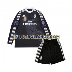 Tercera Equipación del Real Madrid Retro 2014 ML para Niño (Camiseta y pantalón)