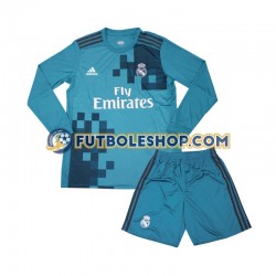 Tercera Equipación del Real Madrid Retro 2017 ML para Niño (Camiseta y pantalón)