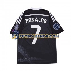 Tercera Equipación del Real Madrid Cristiano Ronaldo 7 Retro 2014 Manga Corta para Hombre