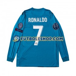 Tercera Equipación del Real Madrid Cristiano Ronaldo 7 Retro 2017 ML para Hombre